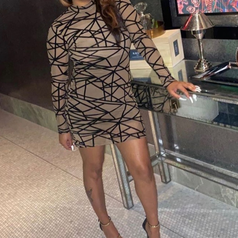 Black and Tan dress